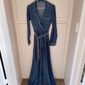 🏷Satin Jumpsuit PJ Style